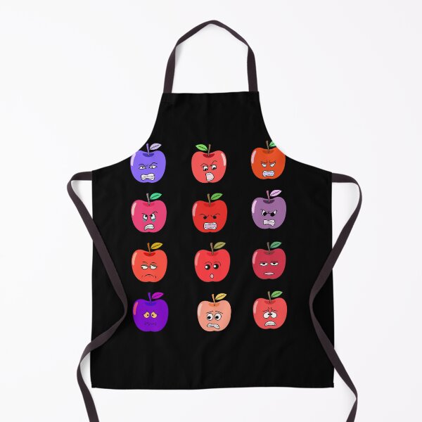 Item preview, grumpy annoyed apples designed and sold by Thespacerocket.