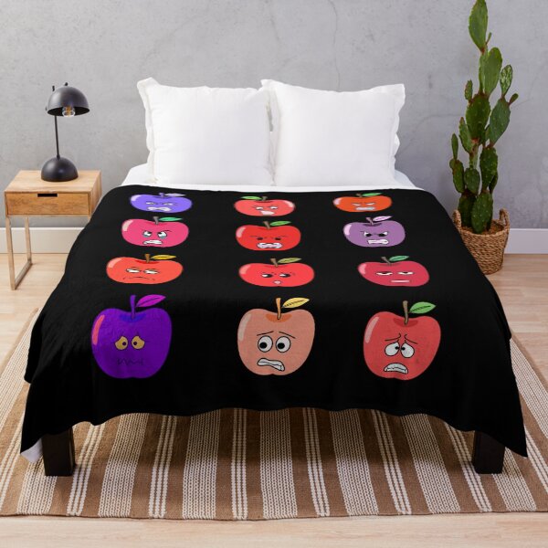 Item preview, grumpy annoyed apples designed and sold by Thespacerocket.