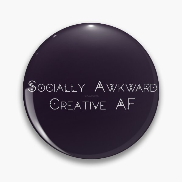 Item preview, Socially Awkward, Creative AF designed and sold by wravendesign.