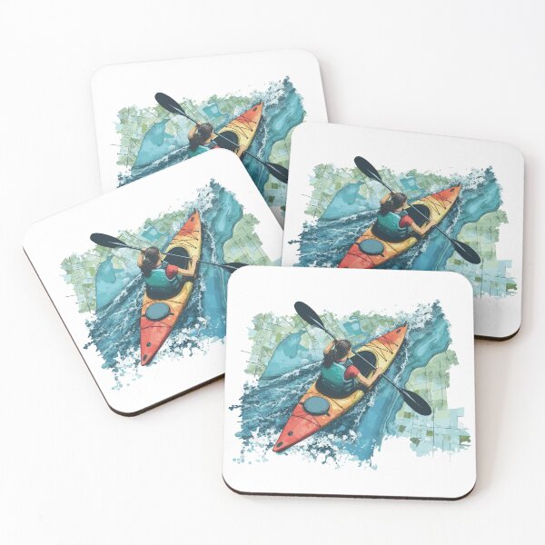 Item preview, Kayak paddler on field trip designed and sold by Kajakfoto.