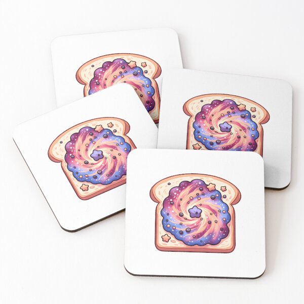 Item preview, Nebula Swirl Blueberry Toast Art designed and sold by UmbrellaStudio1.