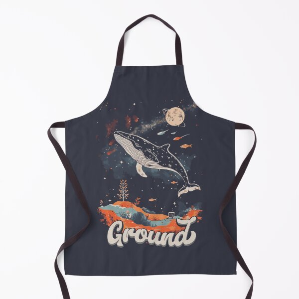 Item preview, Cosmic Whale Fall - Surreal Space Ocean Illustration designed and sold by Sir Meow Meow.