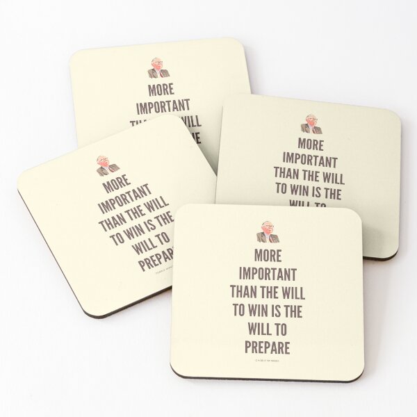 Item preview, More Important than the will to win is the will to prepare, Charlie Munger Quote - best on light background designed and sold by VarnaChitra.