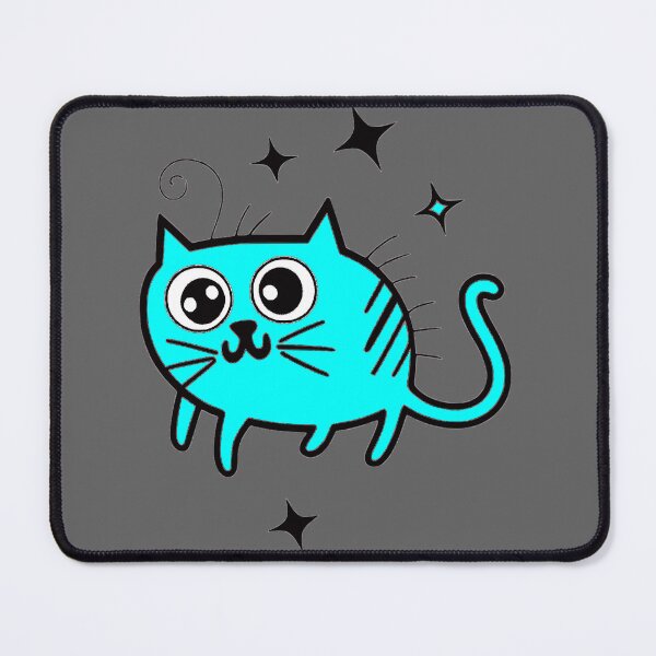 Item preview, Nope cat blue designed and sold by SoulOfTrees.