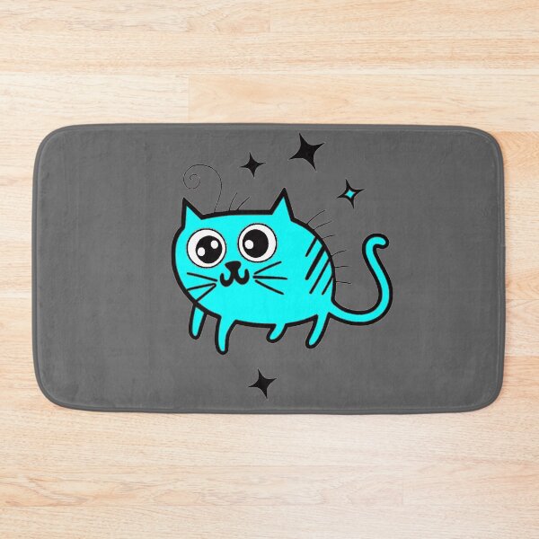 Item preview, Nope cat blue designed and sold by SoulOfTrees.