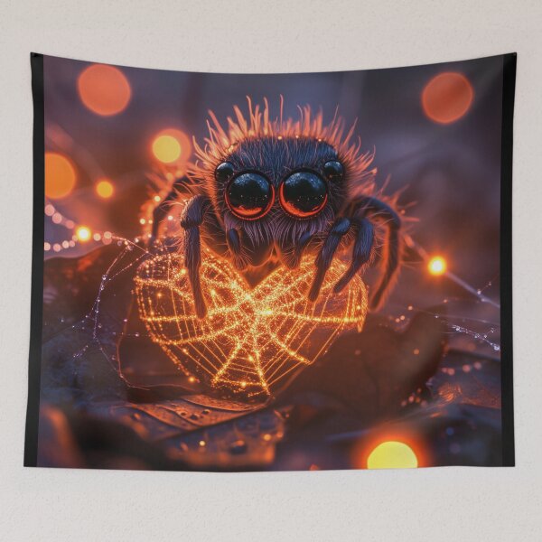 Item preview, Pretty little spider and its heart designed and sold by Fantasyplus.