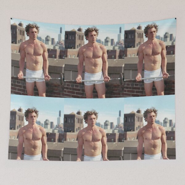 Item preview, Jeremy Allen White shirtless designed and sold by warshipologiste.
