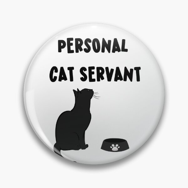 Item preview, Funny Black Cat Personal Servant  designed and sold by ArtFromBeyond.