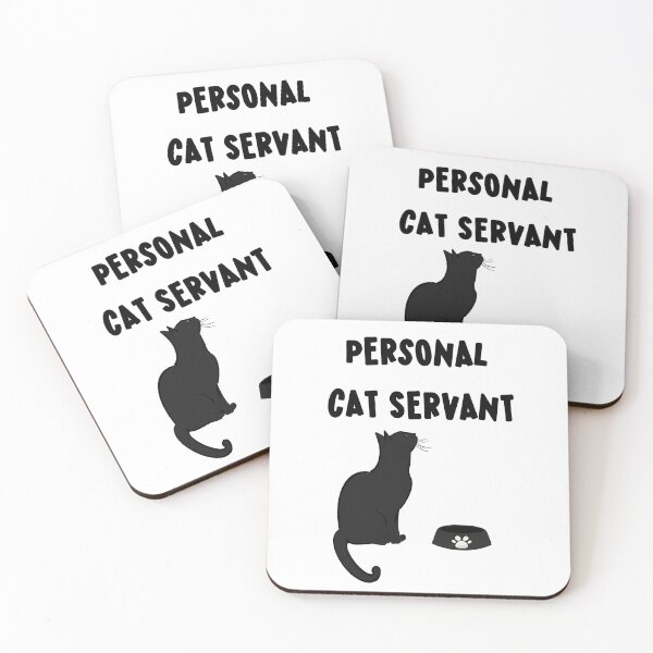 Item preview, Funny Black Cat Personal Servant  designed and sold by ArtFromBeyond.