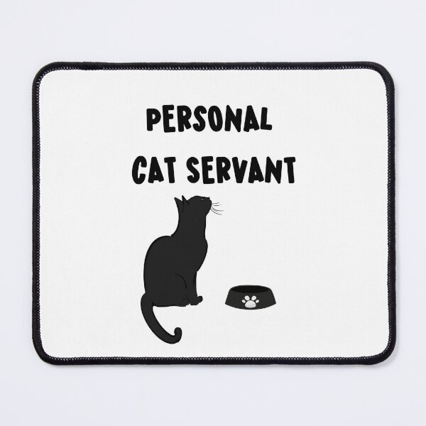 Item preview, Funny Black Cat Personal Servant  designed and sold by ArtFromBeyond.