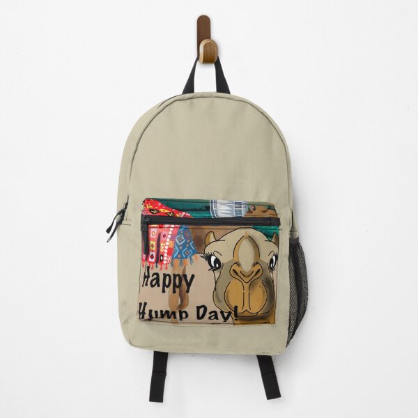 Item preview, Happy Hump Day camel greeting sticker designed and sold by mazarte.