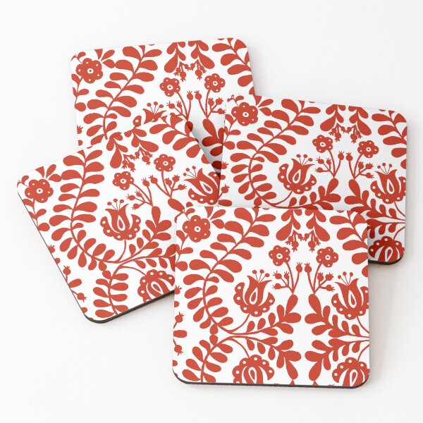 Item preview, Red flowers pattern designed and sold by SumireSato4.