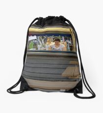 Anyone for ice-cream Drawstring Bag