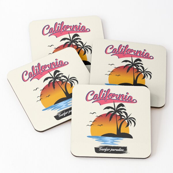 Item preview, California Surfer Paradise - City quote design designed and sold by TheArtistOf2022.