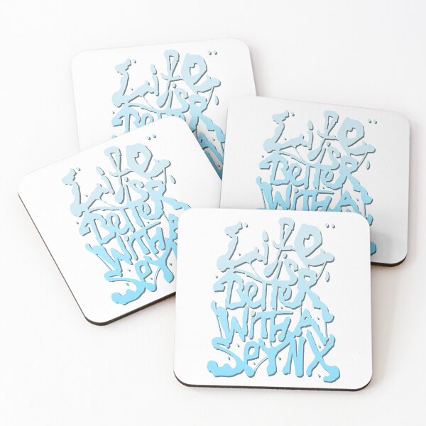 Item preview, Life is better with a sphynx blue designed and sold by OrangesAndFun.