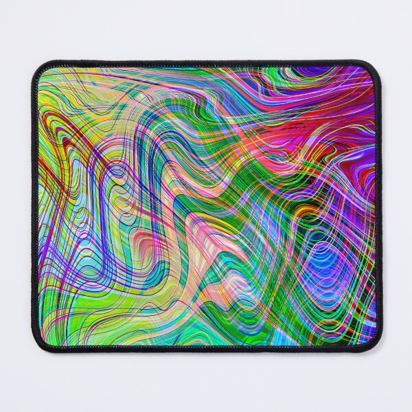 Item preview, colorful overlapping waves designed and sold by chambergambit.