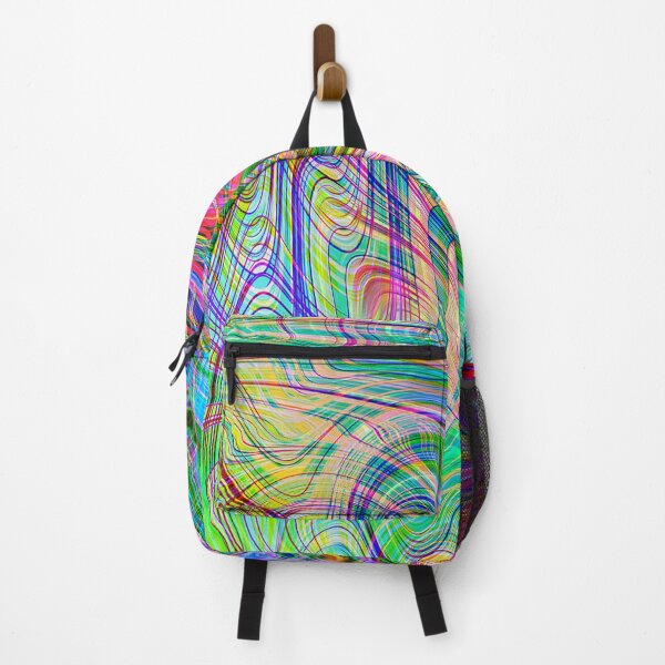 Item preview, colorful overlapping waves designed and sold by chambergambit.