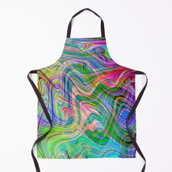 Item preview, colorful overlapping waves designed and sold by chambergambit.