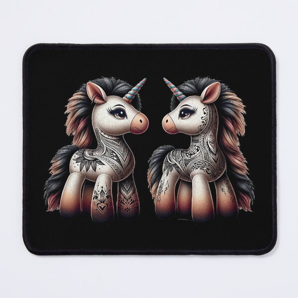 Item preview, Tribal Elegance: Twin Unicorns designed and sold by MachineDesigned.