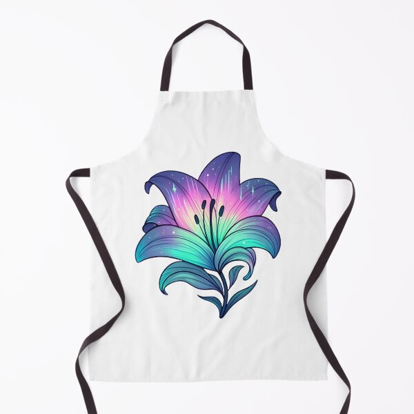 Item preview, Cosmic Lily Flower with Starry Accents designed and sold by UmbrellaStudio1.
