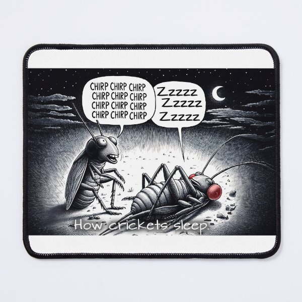 Item preview, How crickets sleep. designed and sold by FamouslyStupid.