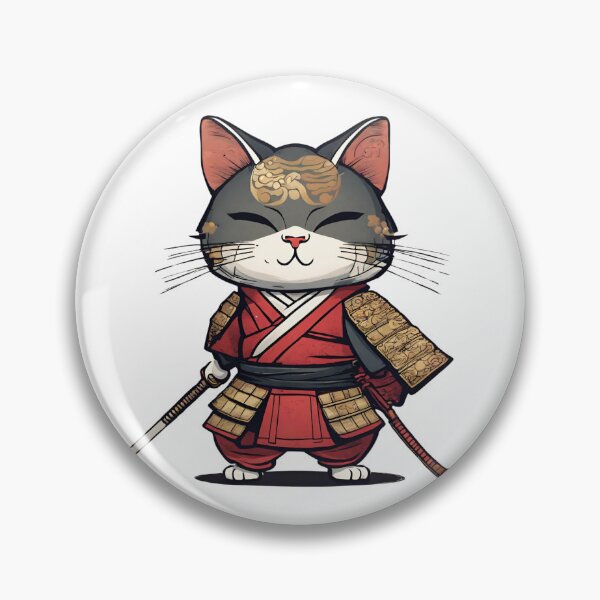 Item preview, Samurai Cat designed and sold by AmandaDigital.