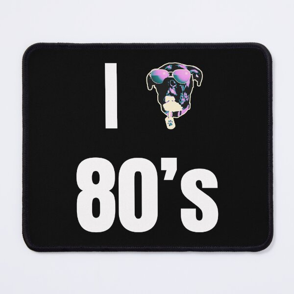 Item preview, I Heart 80's - Paul Rockford Mutt Mascot Style designed and sold by RockfordPaul.
