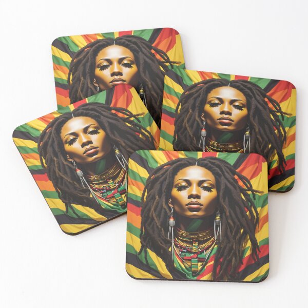 Item preview, reggae inspired girl designed and sold by Made-by-Gus.