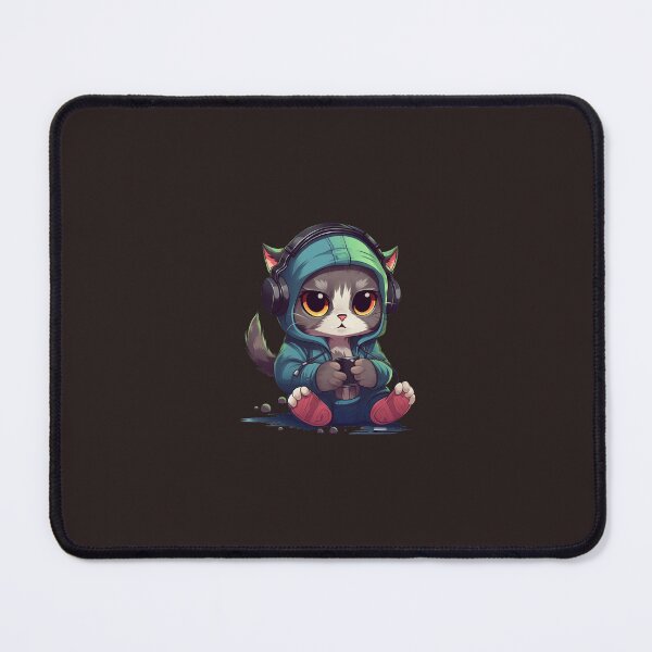 Item preview, Gamer cat designed and sold by Pemon.