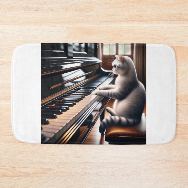 Item preview, Musical Whiskers: A Cat's Piano Serenade designed and sold by catontheroof.
