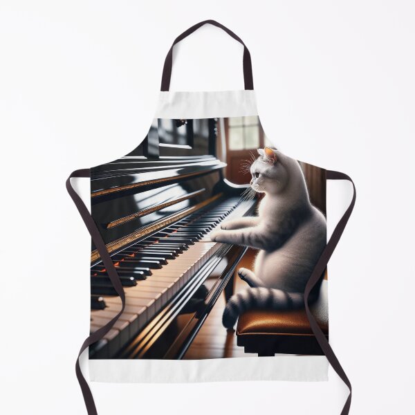 Item preview, Musical Whiskers: A Cat's Piano Serenade designed and sold by catontheroof.