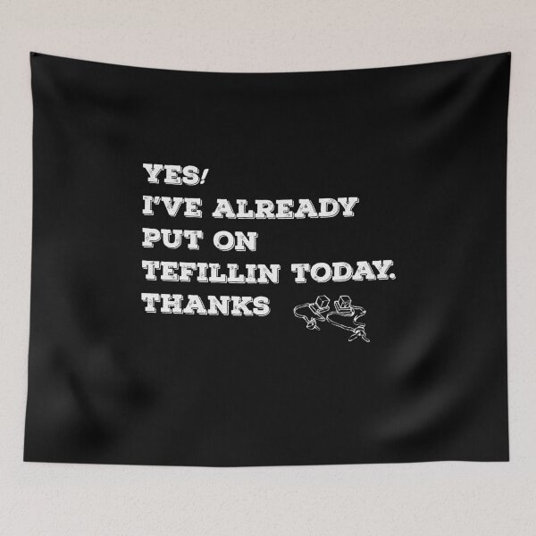 Item preview, Yes! I’ve already put on tefillin today. Thanks #tefillin designed and sold by Otakurypto.