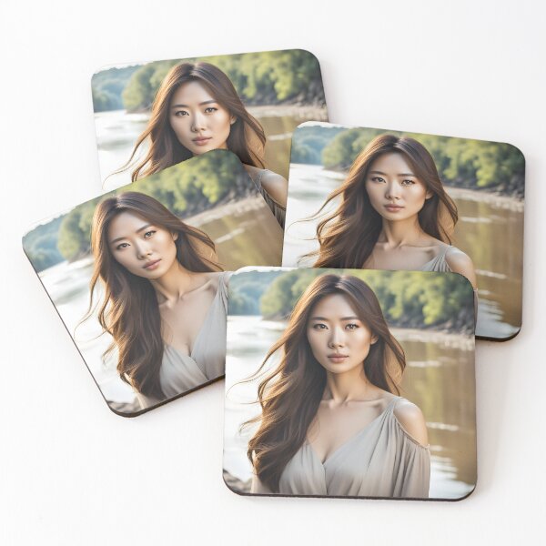Item preview, Attractive Asian Lady designed and sold by AICreativeArts.