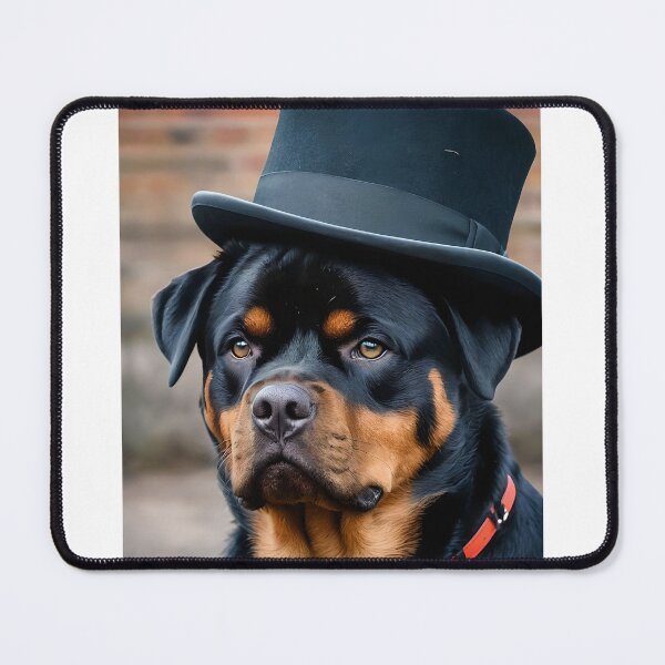 Item preview, Rottweiler in a top hat VIII designed and sold by BlacCollection.