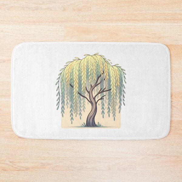 Item preview, Willow Tree with Falling Leaves designed and sold by UmbrellaStudio1.