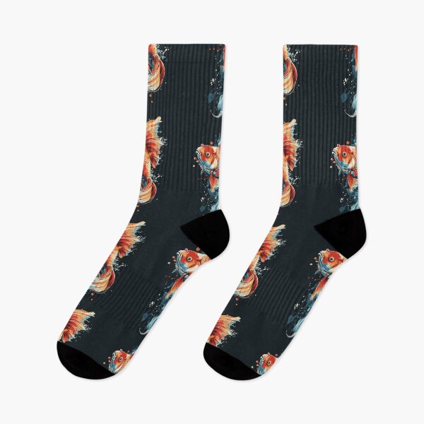Item preview, Majestic Koi - Dynamic Watercolor Fish Illustration designed and sold by Sir Meow Meow.