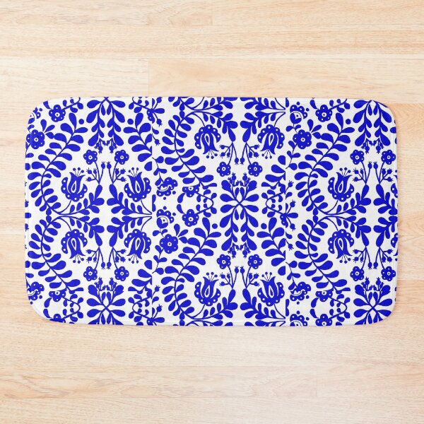 Item preview, Blue flowers pattern designed and sold by SumireSato4.
