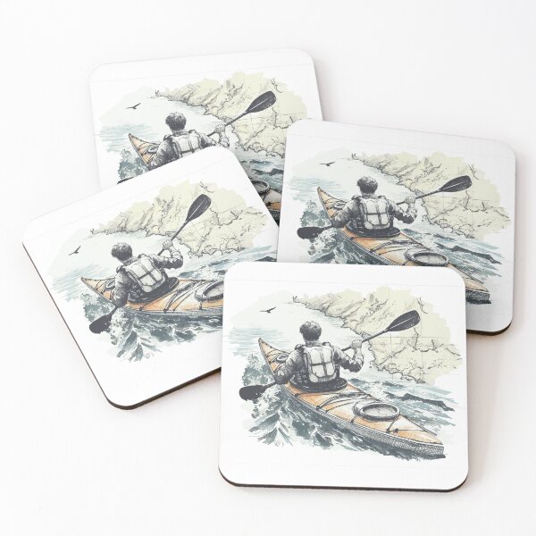 Item preview, Kayak paddler on field trip designed and sold by Kajakfoto.