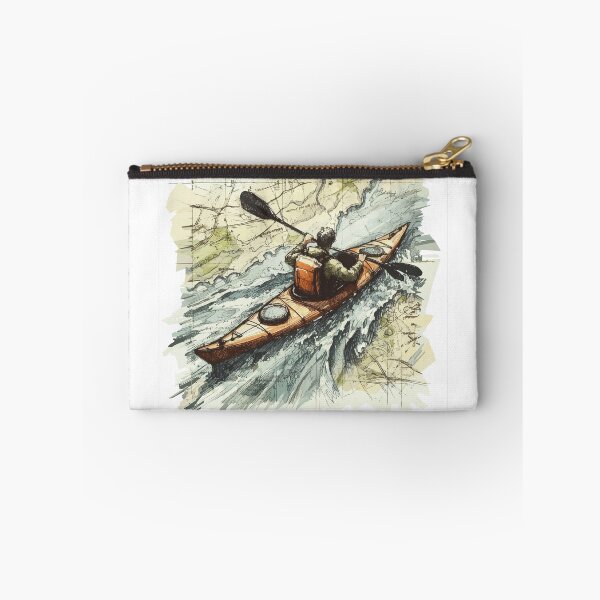 Item preview, Kayak paddler on field trip designed and sold by Kajakfoto.