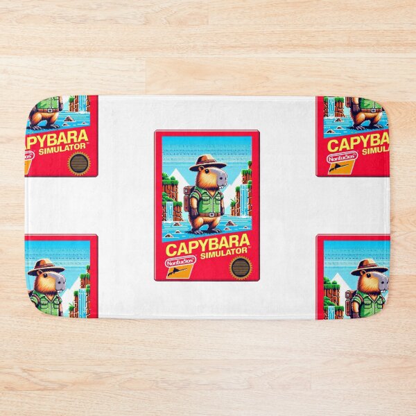 Item preview, Capybara Simulator 8-Bit Video Game Box Art designed and sold by kylmllr101684.
