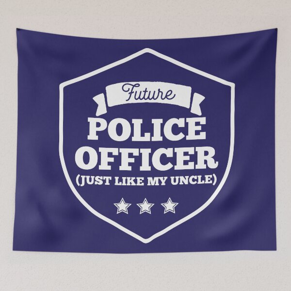 Item preview, Future Police Officer Just Like My Uncle designed and sold by teesaurus.