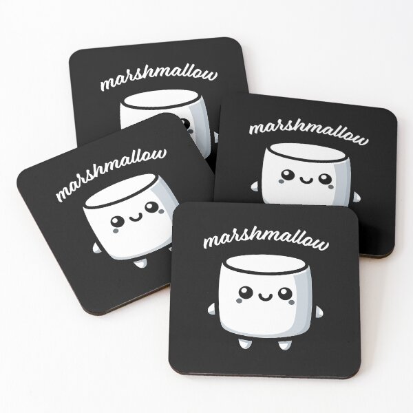 Item preview, Kawaii small white marshmallow designed and sold by Wheekly Designs.