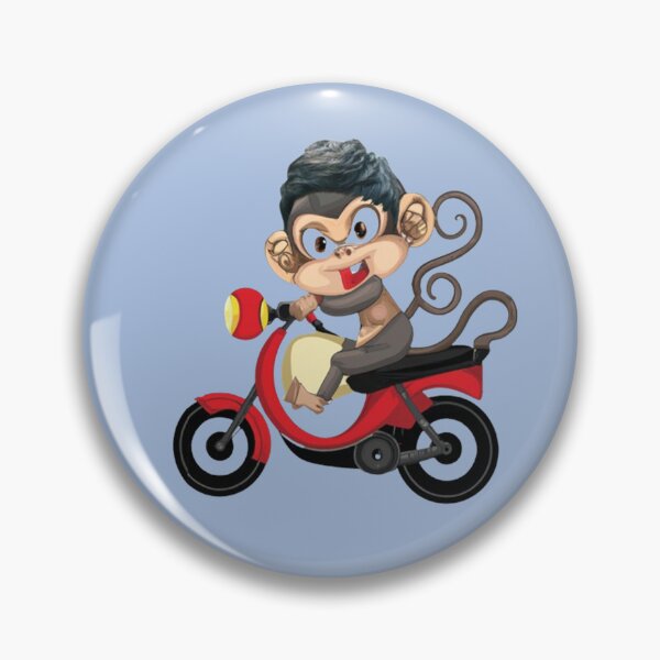 Item preview, Crazy Motorcycler Monkey designed and sold by myfavoritegifts.