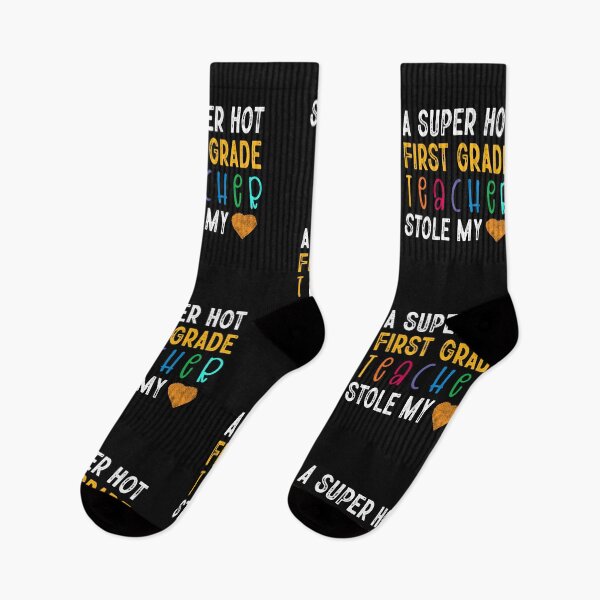 Item preview, A super hot first grade teacher stolen my heart designed and sold by marfanna.