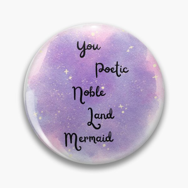 Item preview, You Poetic Noble Land Mermaid designed and sold by ARTX4ART.