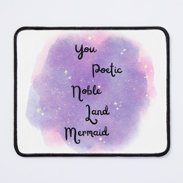 Item preview, You Poetic Noble Land Mermaid designed and sold by ARTX4ART.
