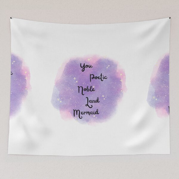 Item preview, You Poetic Noble Land Mermaid designed and sold by ARTX4ART.