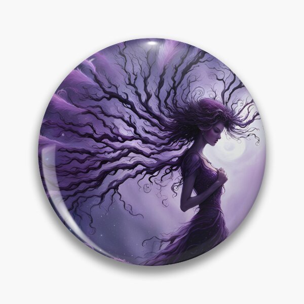 Item preview, Purple Plume Tree Fairy - Changeling designed and sold by Bright-Moonrise.