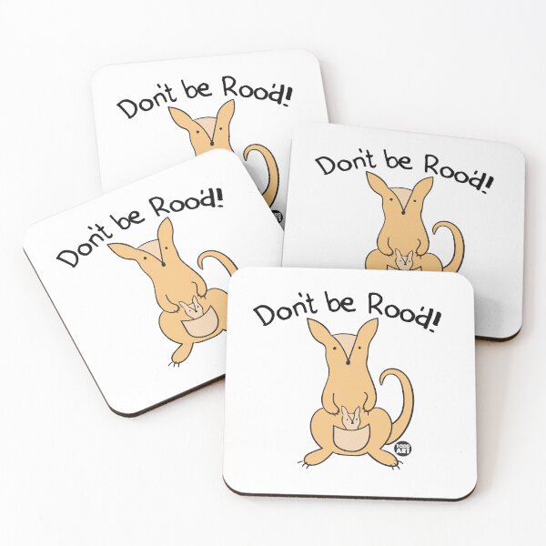 Item preview, DONT BE ROO'D KANGAROO CUTE designed and sold by TODD GOLDMAN.