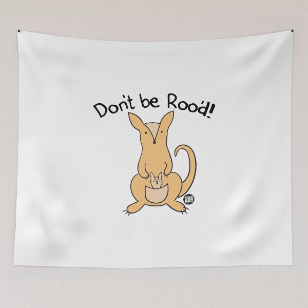 Item preview, DONT BE ROO'D KANGAROO CUTE designed and sold by TODD GOLDMAN.